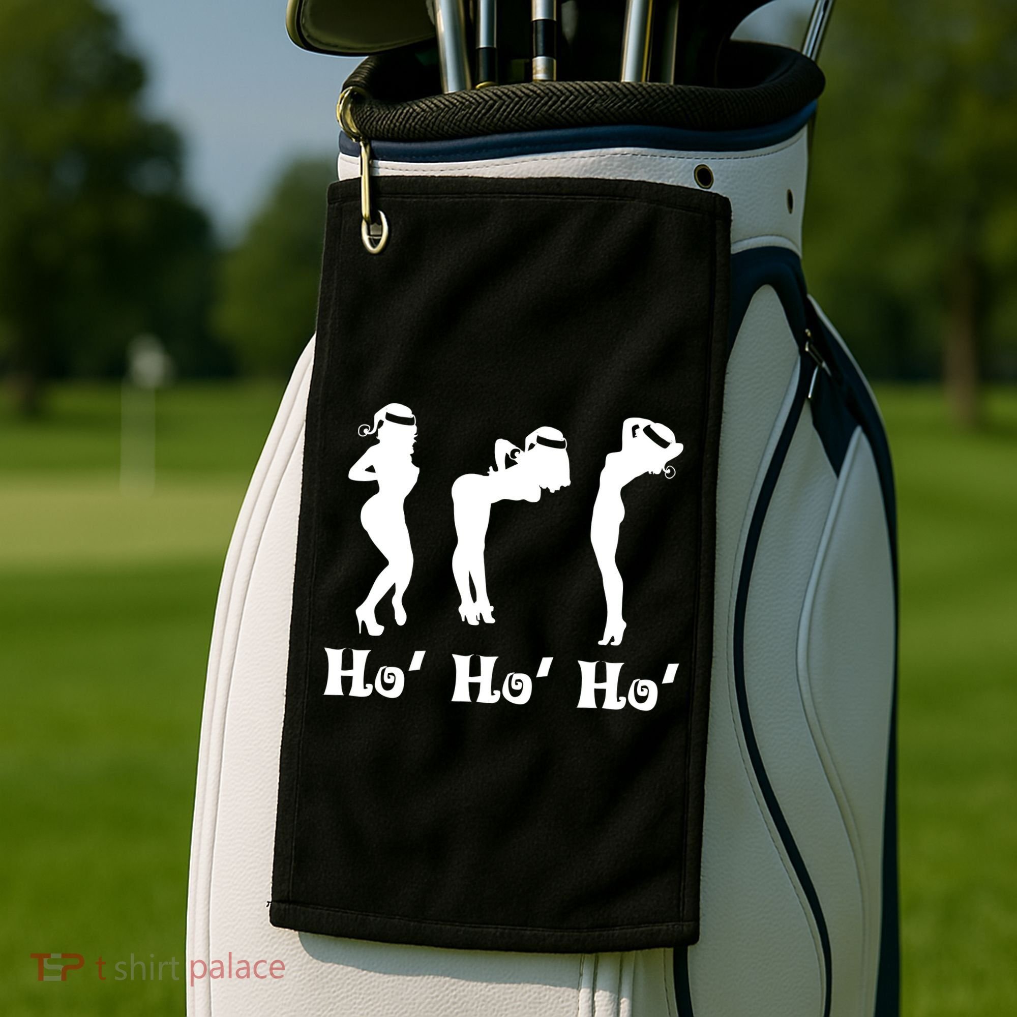Ho Ho Ho Santa's Helpers Golf Towel