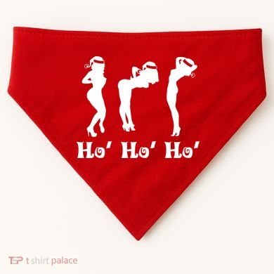 Ho Ho Ho Santa's Helpers USA-Made Doggie Bandana
