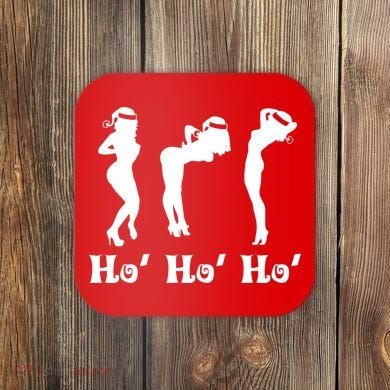 Ho Ho Ho Santa's Helpers Coaster