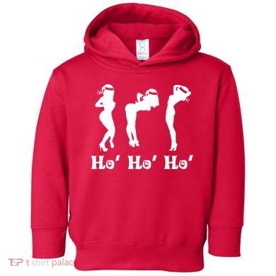 Ho Ho Ho Santa's Helpers Toddler Hoodie