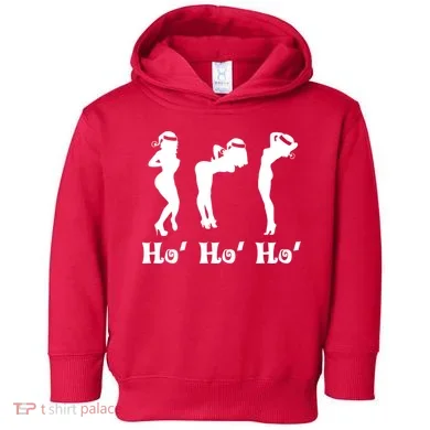 Ho Ho Ho Santa's Helpers Toddler Hoodie