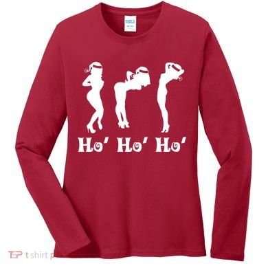 Ho Ho Ho Santa's Helpers Women's Long Sleeve Shirt