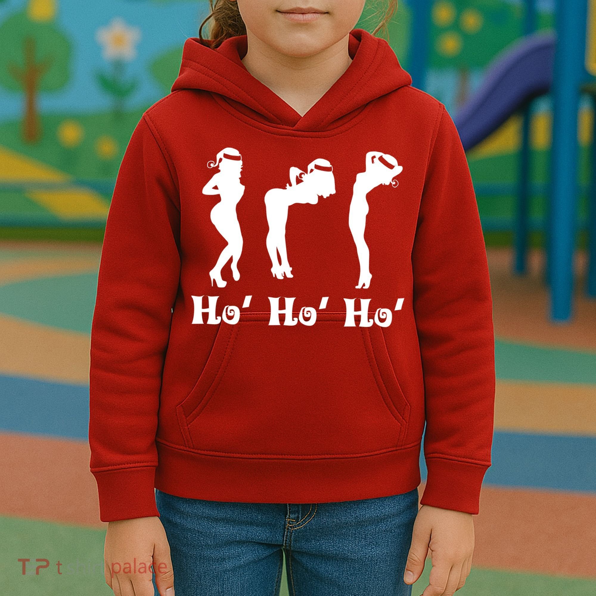 Ho Ho Ho Santa's Helpers Kids Hoodie