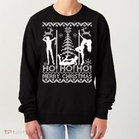 Ho Ho Ho Strippers X-Mas Ugly Christmas Sweater Women's Sweatshirt thumb 0