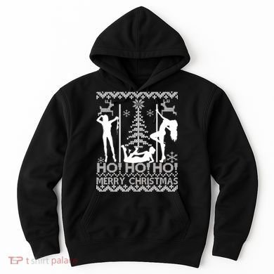 Ho Ho Ho Strippers X-Mas Ugly Christmas Sweater Hoodie