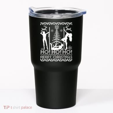 Ho Ho Ho Strippers X-Mas Ugly Christmas Sweater Tumbler