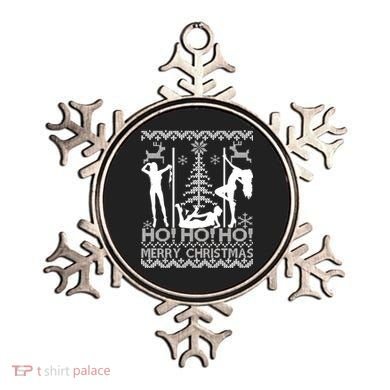Ho Ho Ho Strippers X-Mas Ugly Christmas Sweater Ornament
