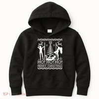 Ho Ho Ho Strippers X-Mas Ugly Christmas Sweater Kids Hoodie thumb 0