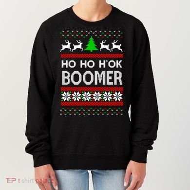 Ho Ho H'ok Boomer Ugly Christmas Women's Sweatshirt