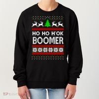Ho Ho H'ok Boomer Ugly Christmas Women's Sweatshirt thumb 0