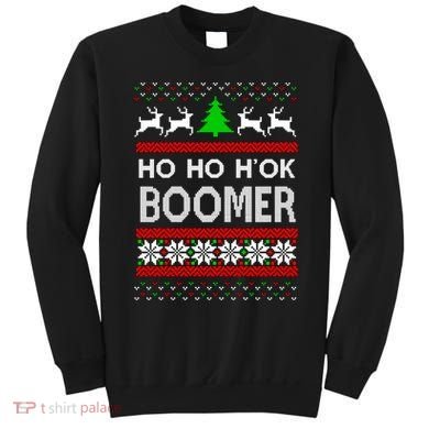 Ho Ho H'ok Boomer Ugly Christmas Sweatshirt