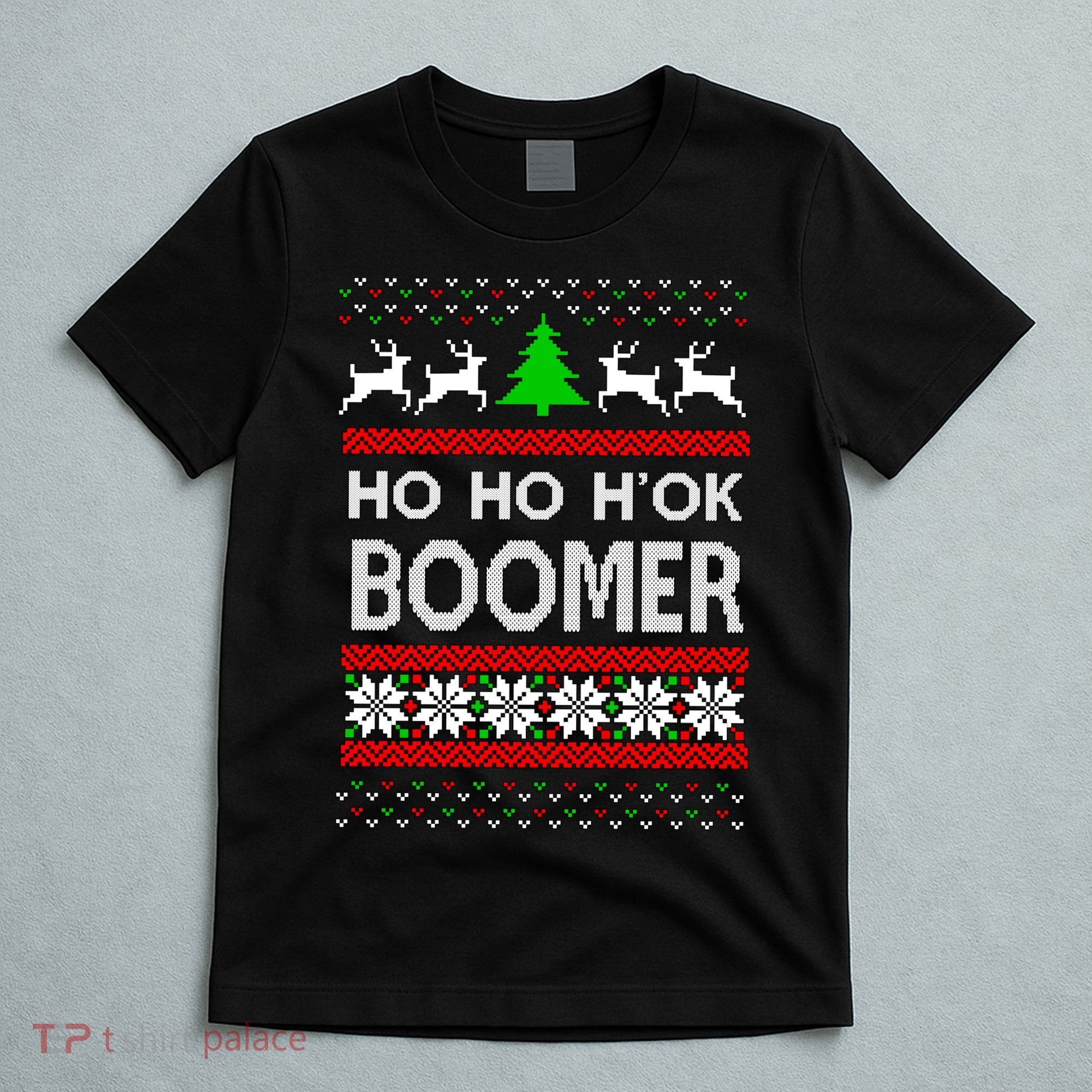 Ho Ho H'ok Boomer Ugly Christmas T-Shirt