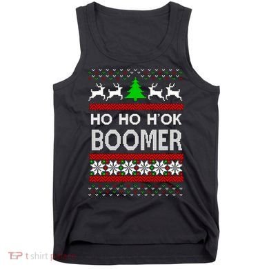 Ho Ho H'ok Boomer Ugly Christmas Tank Top