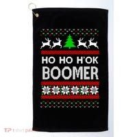 Ho Ho H'ok Boomer Ugly Christmas Golf Towel thumb 0
