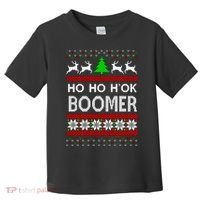 Ho Ho H'ok Boomer Ugly Christmas Toddler T-Shirt thumb 0