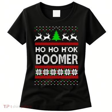 Ho Ho H'ok Boomer Ugly Christmas Women's T-Shirt