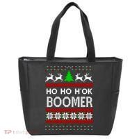 Ho Ho H'ok Boomer Ugly Christmas Tote Bag thumb 0