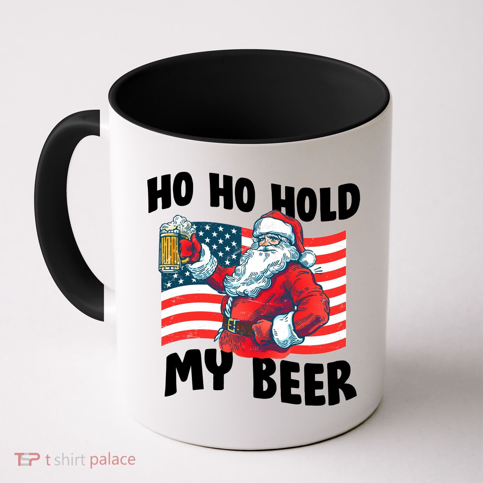 Ho Ho Hold My Beer Christmas In July Coffee Mug