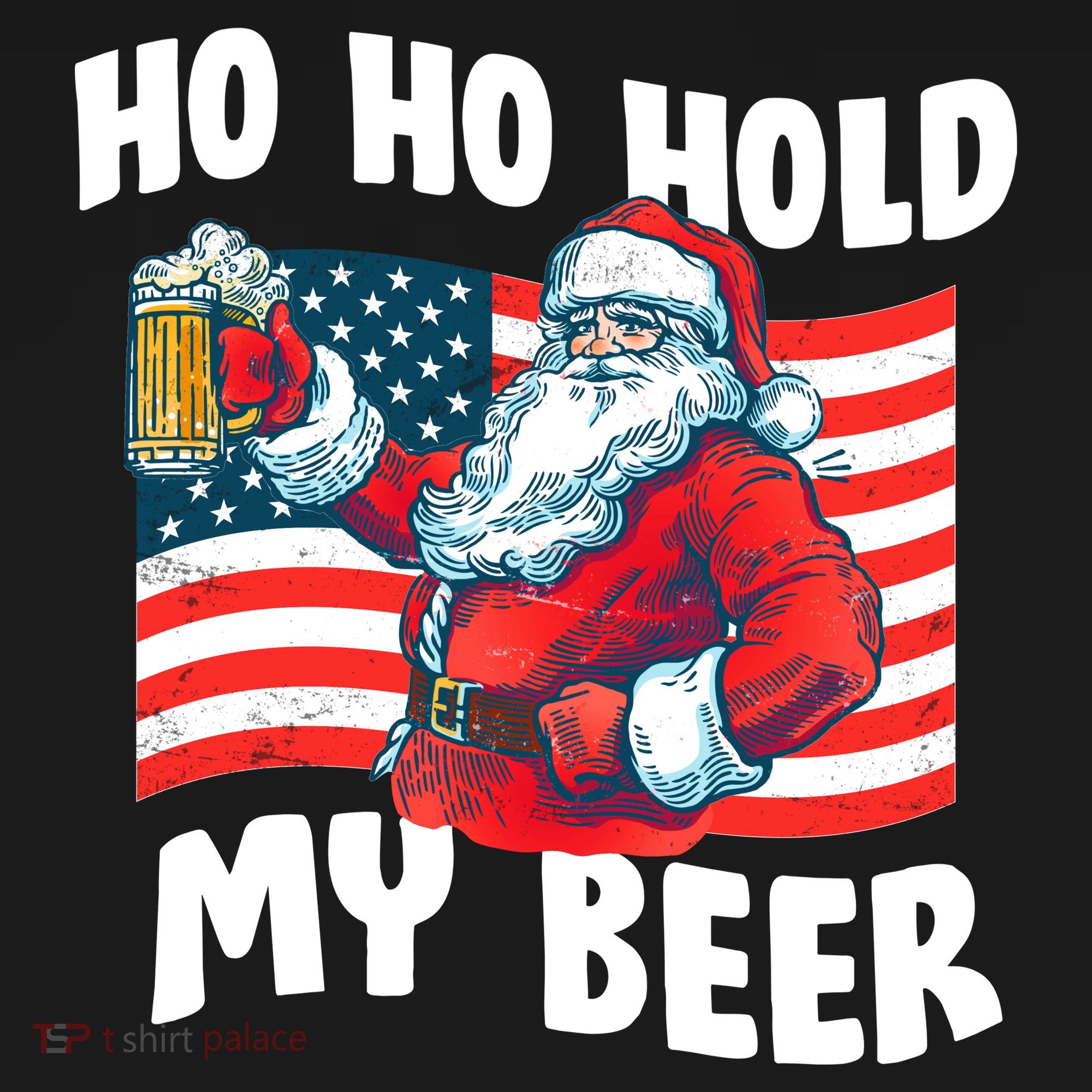 Ho Ho Hold My Beer Christmas In July Women's Hoodie