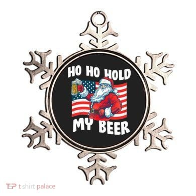 Ho Ho Hold My Beer Christmas In July Ornament