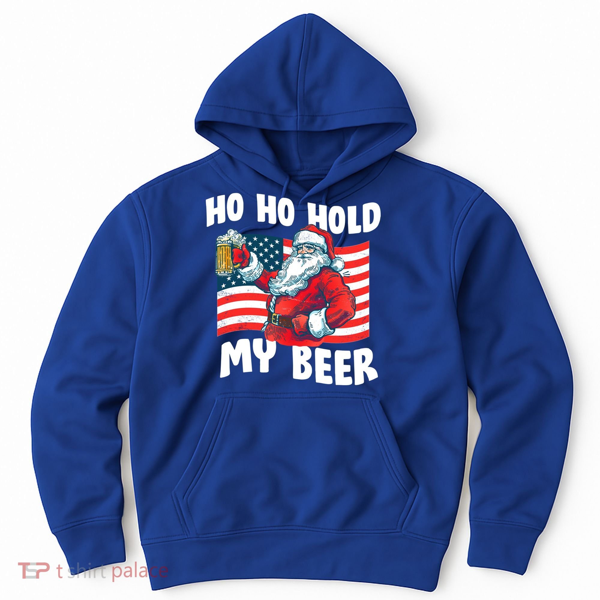 Ho Ho Hold My Beer Christmas In July Hoodie