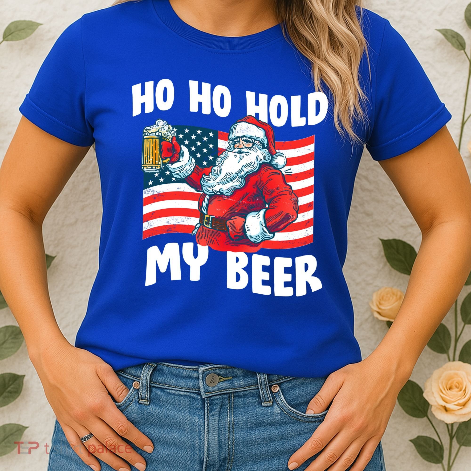 Ho Ho Hold My Beer Christmas In July Women's T-Shirt