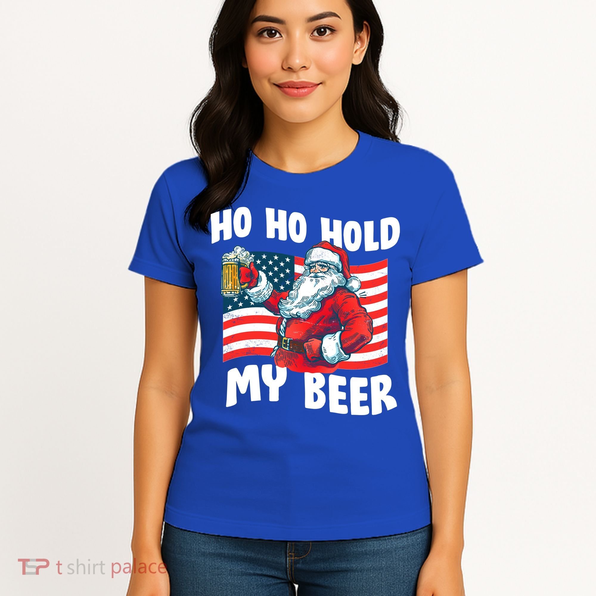 Ho Ho Hold My Beer Christmas In July Women's T-Shirt