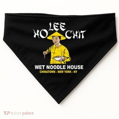 Ho Lee Chit Wet Noodle House USA-Made Doggie Bandana