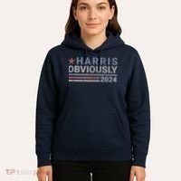 Harris Obviously 2024 Hoodie thumb 5