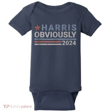 Harris Obviously 2024 Baby Bodysuit