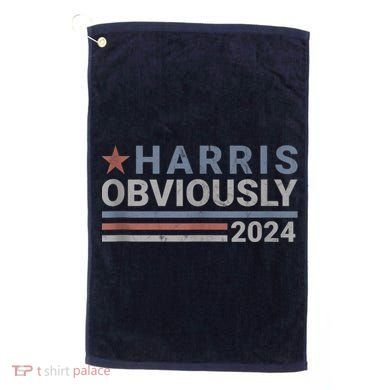 Harris Obviously 2024 Golf Towel