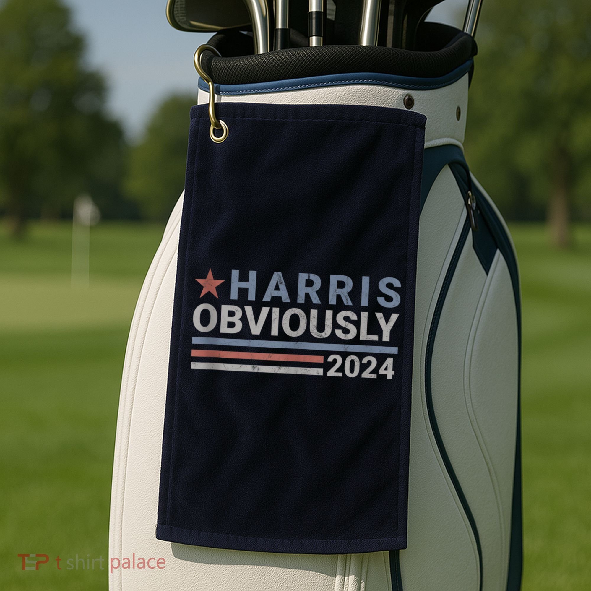 Harris Obviously 2024 Golf Towel