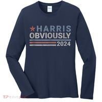 Harris Obviously 2024 Women's Long Sleeve Shirt thumb 0