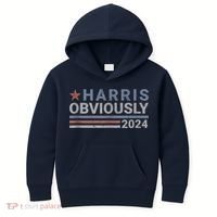 Harris Obviously 2024 Kids Hoodie thumb 0