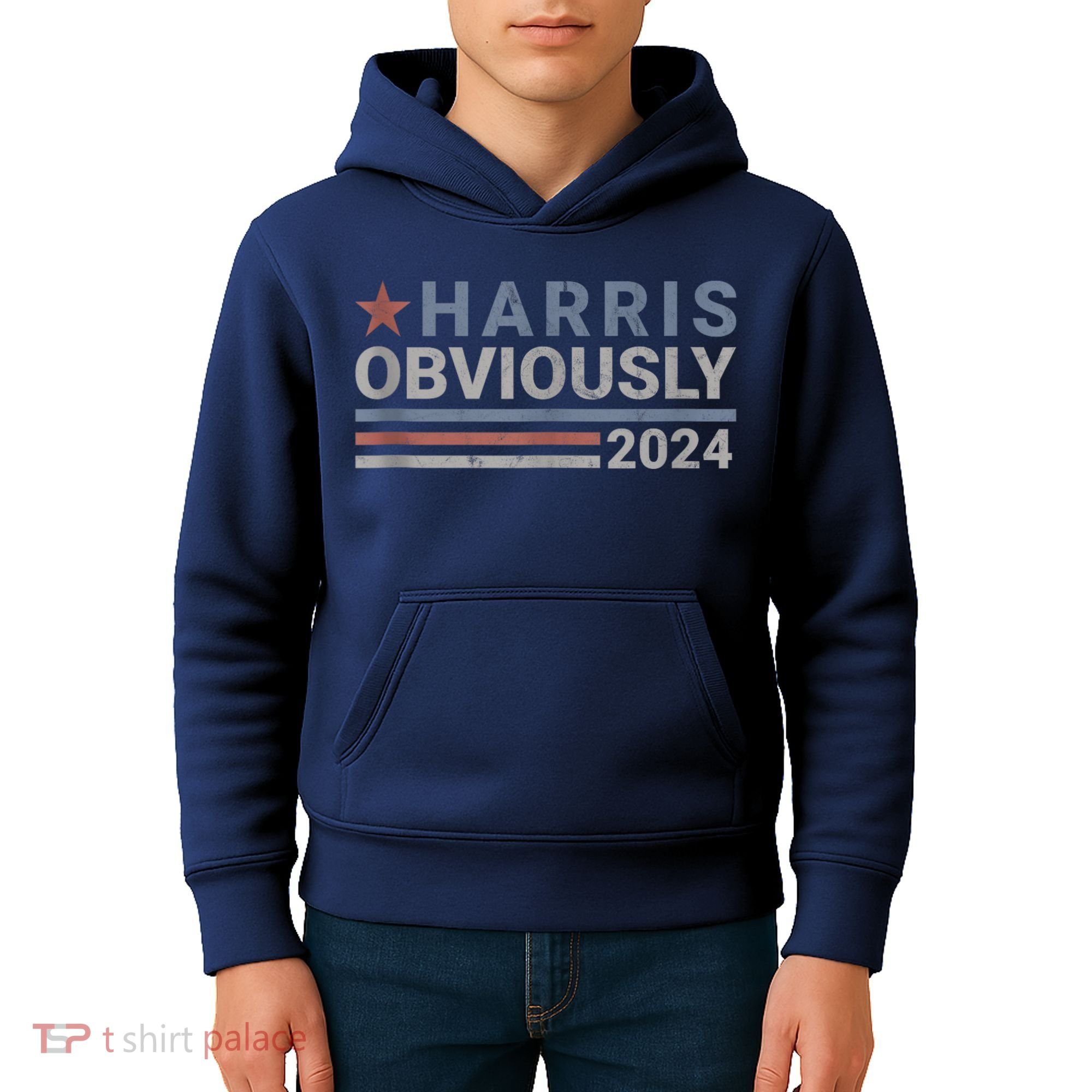 Harris Obviously 2024 Kids Hoodie
