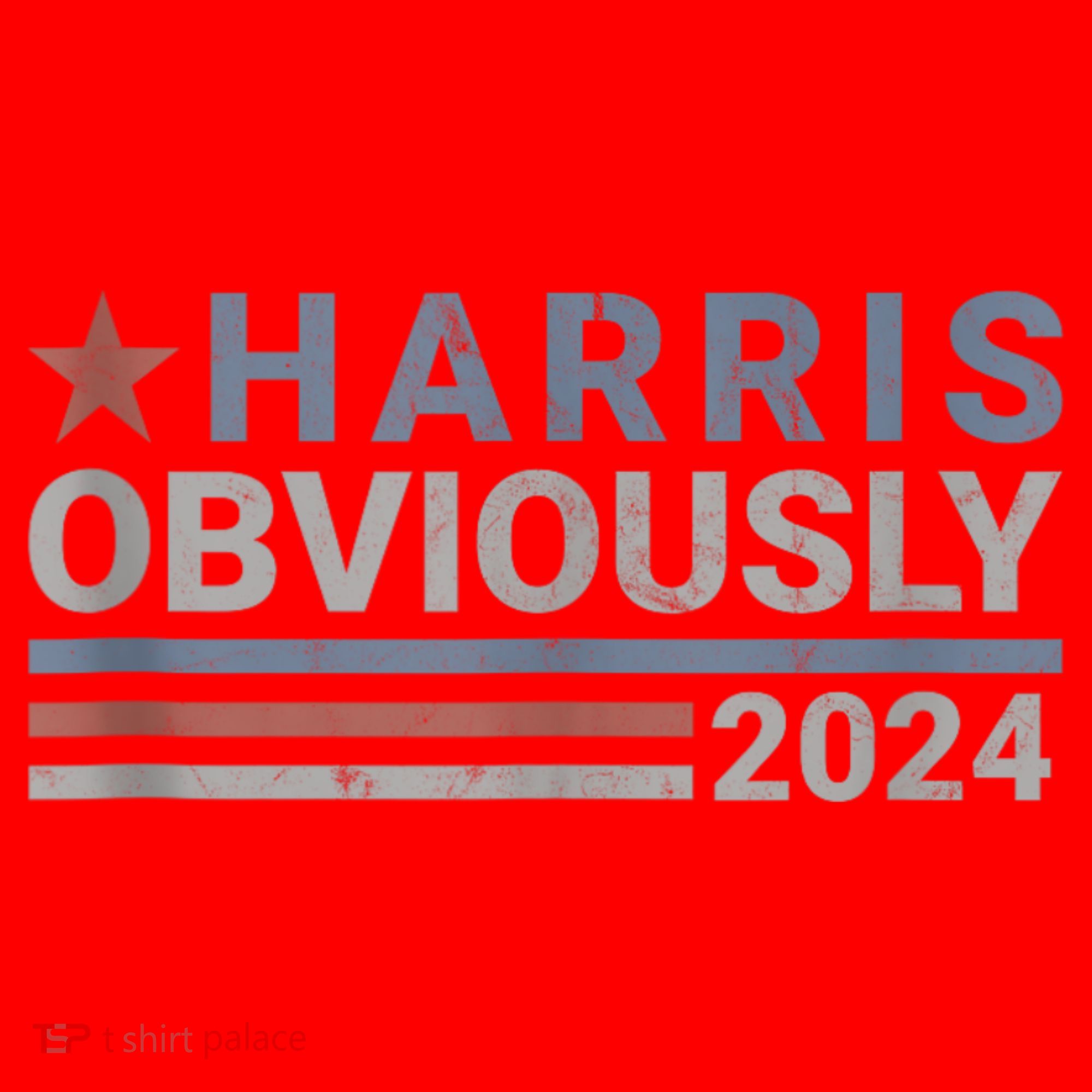 Harris Obviously 2024 Santa Hat