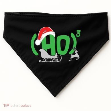 Ho3 Ho Times Three  USA-Made Doggie Bandana