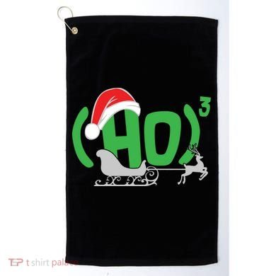 Ho3 Ho Times Three  Golf Towel