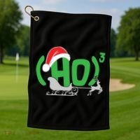 Ho3 Ho Times Three  Golf Towel thumb 1