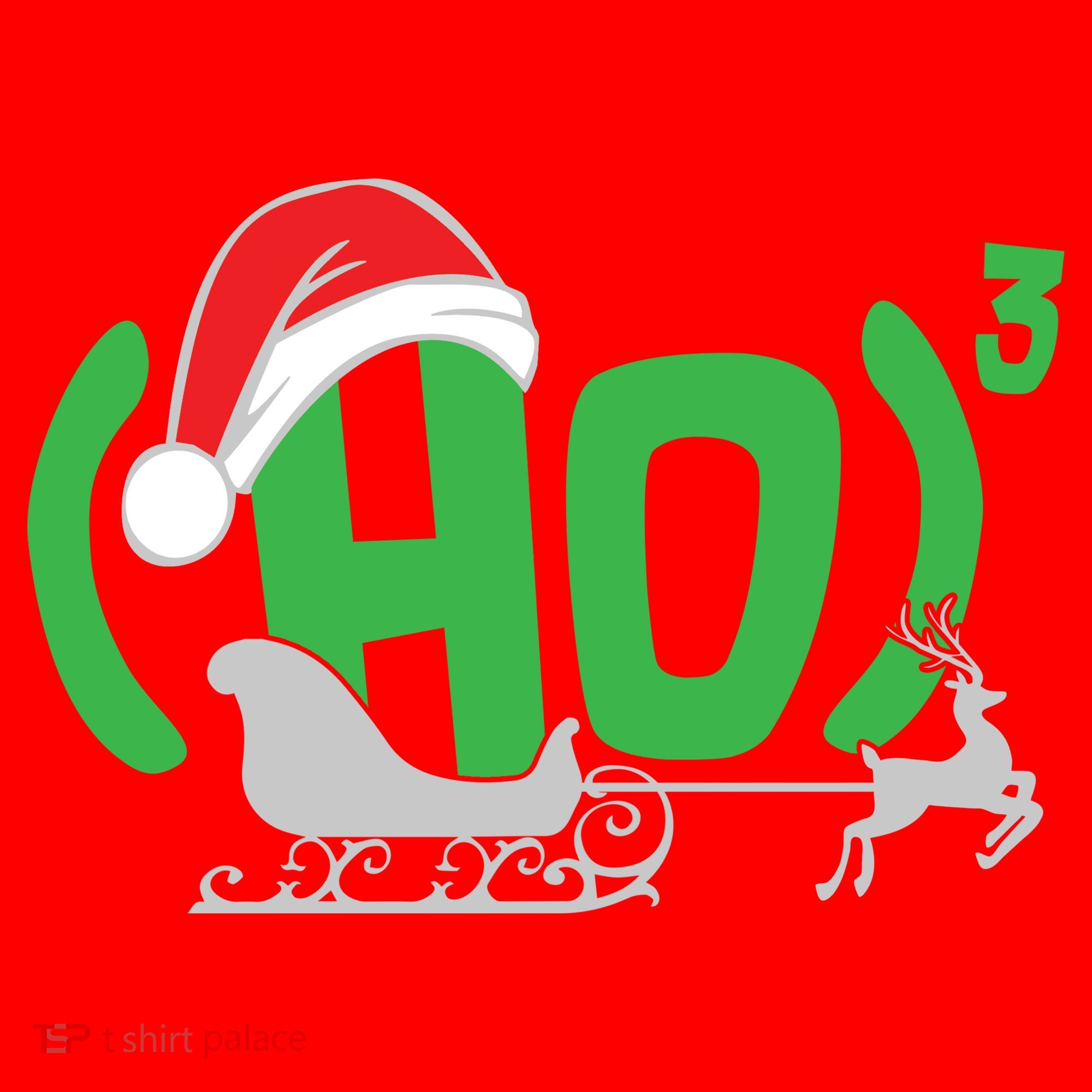 Ho3 Ho Times Three  Santa Hat