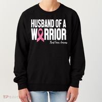 Husband Of A Warrior Breast Cancer Awanress Women's Sweatshirt thumb 0