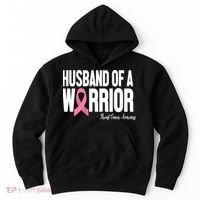 Husband Of A Warrior Breast Cancer Awanress Hoodie thumb 0