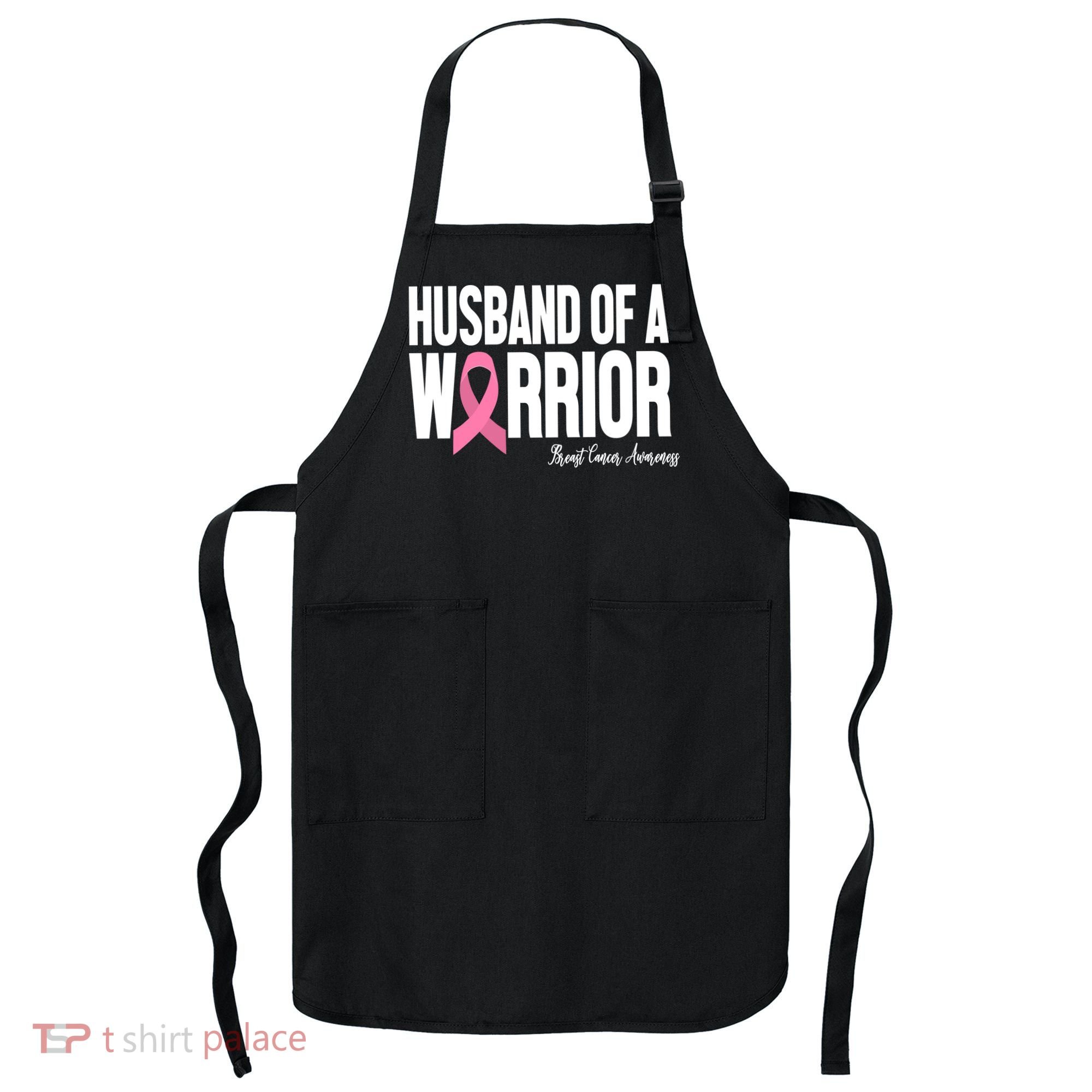 Husband Of A Warrior Breast Cancer Awanress Apron