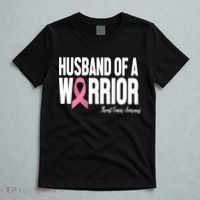 Husband Of A Warrior Breast Cancer Awanress T-Shirt thumb 5