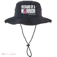 Husband Of A Warrior Breast Cancer Awanress Bucket Hat thumb 0