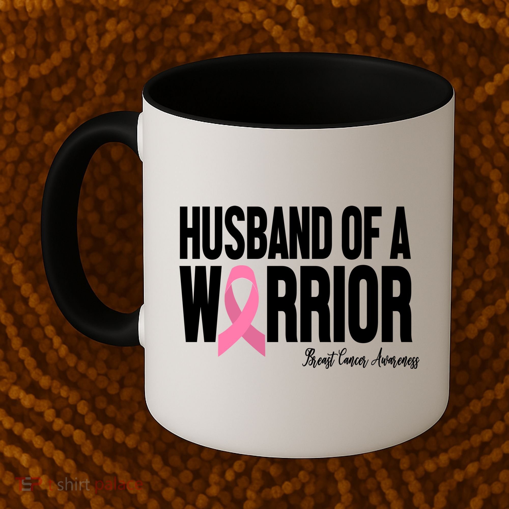Husband Of A Warrior Breast Cancer Awanress Coffee Mug