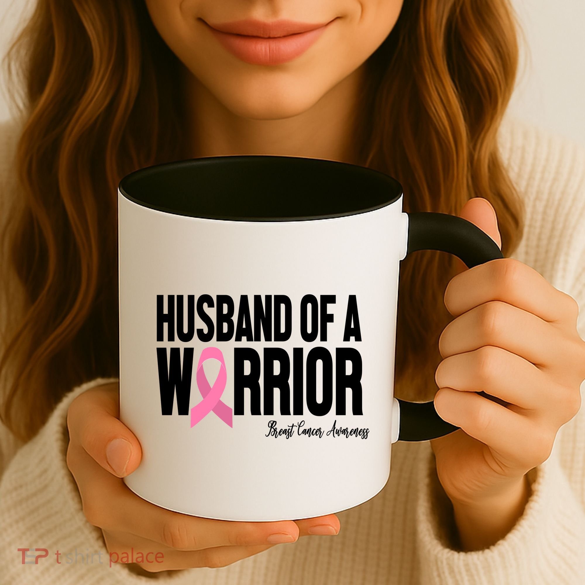 Husband Of A Warrior Breast Cancer Awanress Coffee Mug