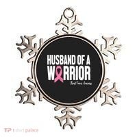 Husband Of A Warrior Breast Cancer Awanress Ornament thumb 0
