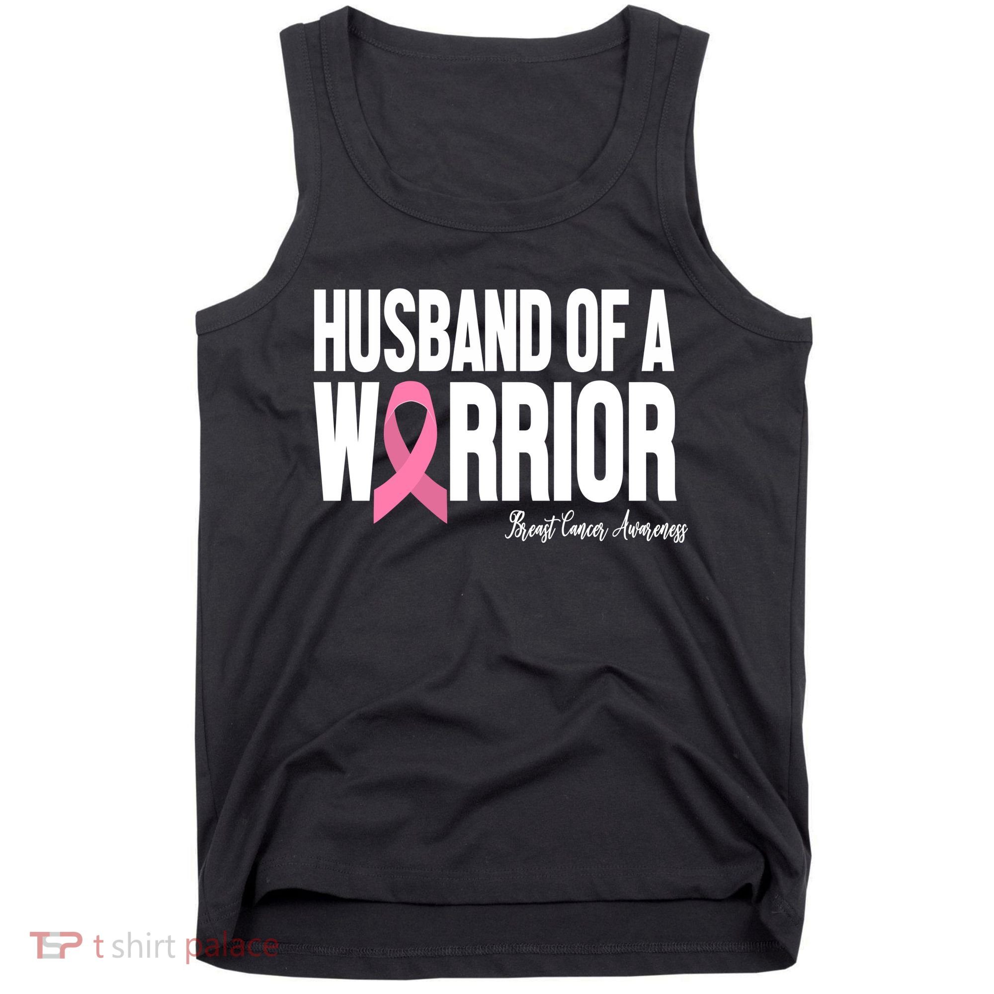 Husband Of A Warrior Breast Cancer Awanress Tank Top