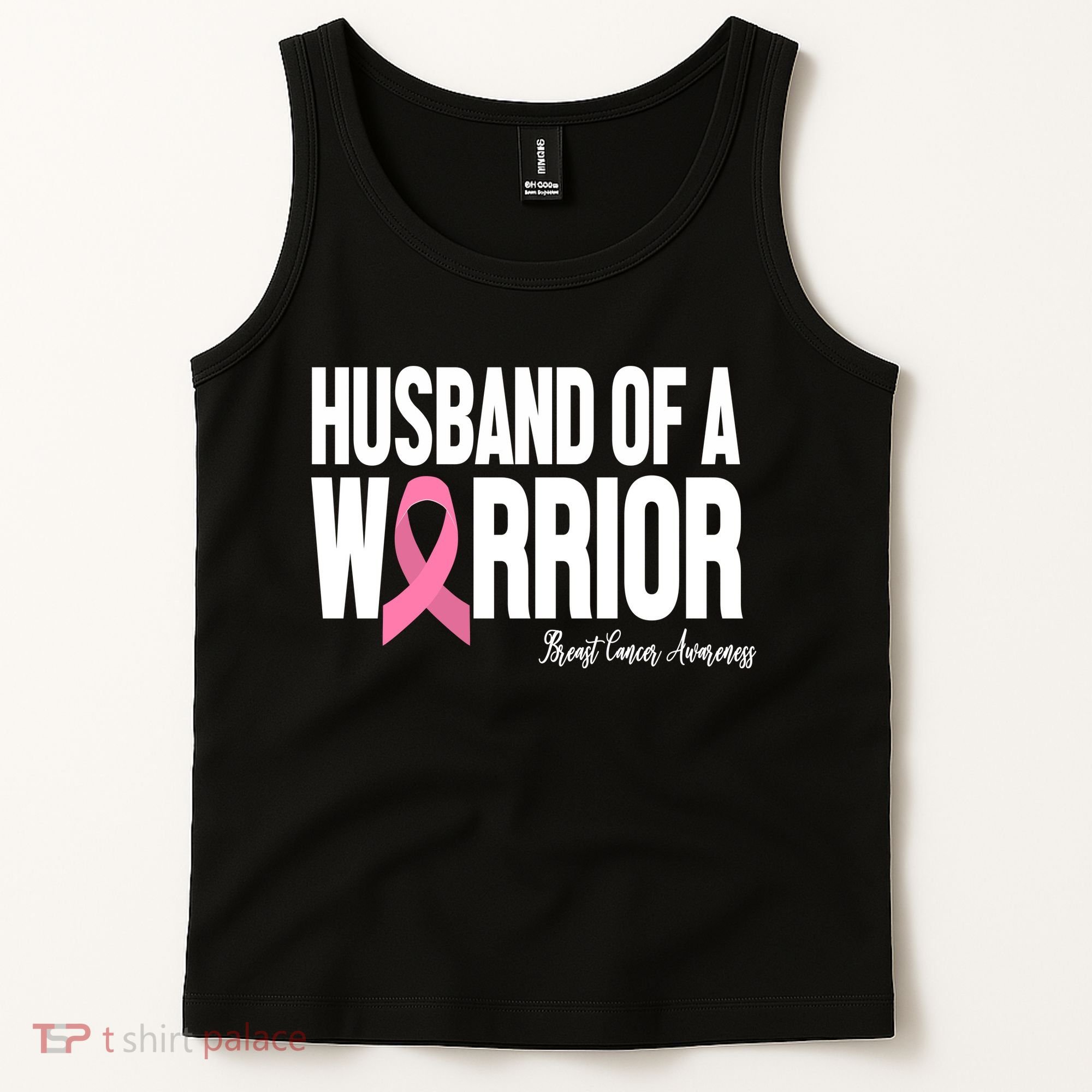 Husband Of A Warrior Breast Cancer Awanress Tank Top